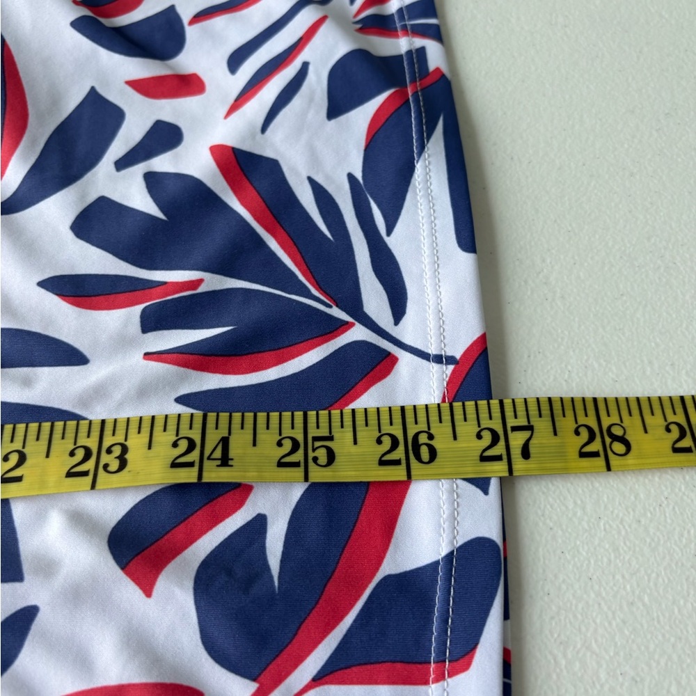 Columbia XL Sleeveless Red White Blue Tank Open Middle Back Summer Picnic USA - Picture 15 of 16